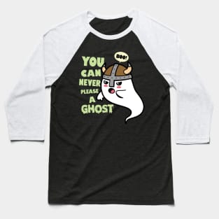 Original Cute Kawaii Funny Halloween Boo Ghost Meme Baseball T-Shirt